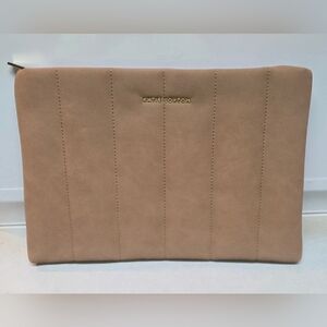 Katie Loxton Kendra Soft Tan Quilted Clutch